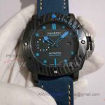 Perfect Replica Panerai Luminor Submersible PAM 00960 Black Carbon Fiber Case Black Face 47mm Watch